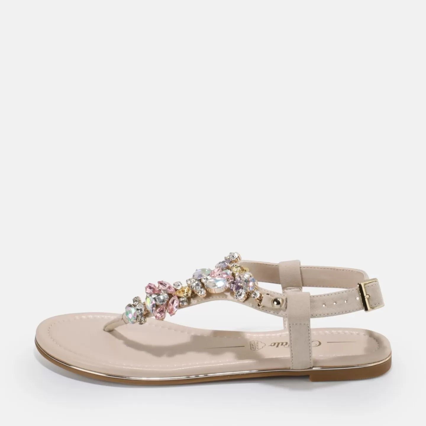 BUFFALO Rhonda Vegan Sandal Beige Best