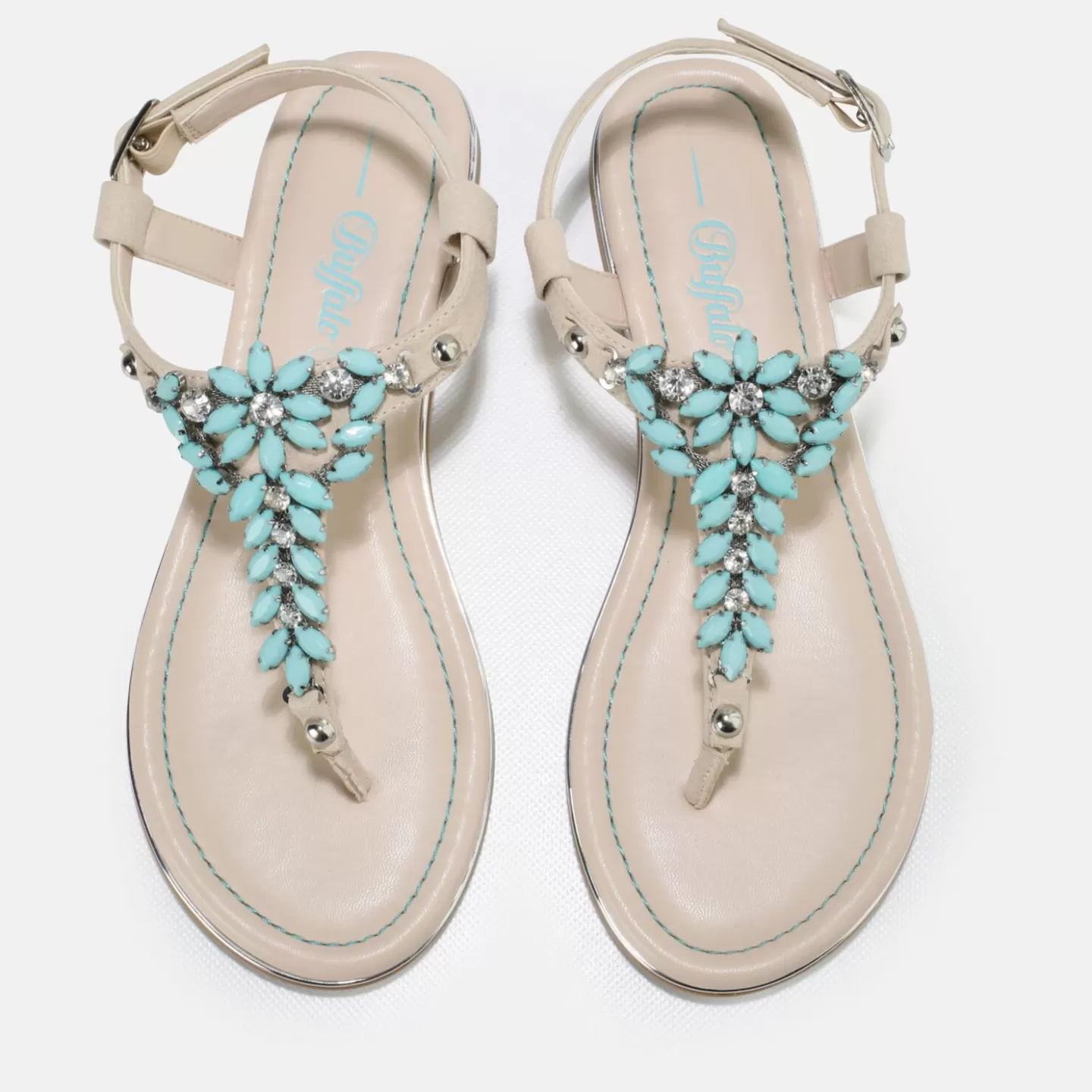 BUFFALO Rosalie Vegan Sandal Turkis Sale