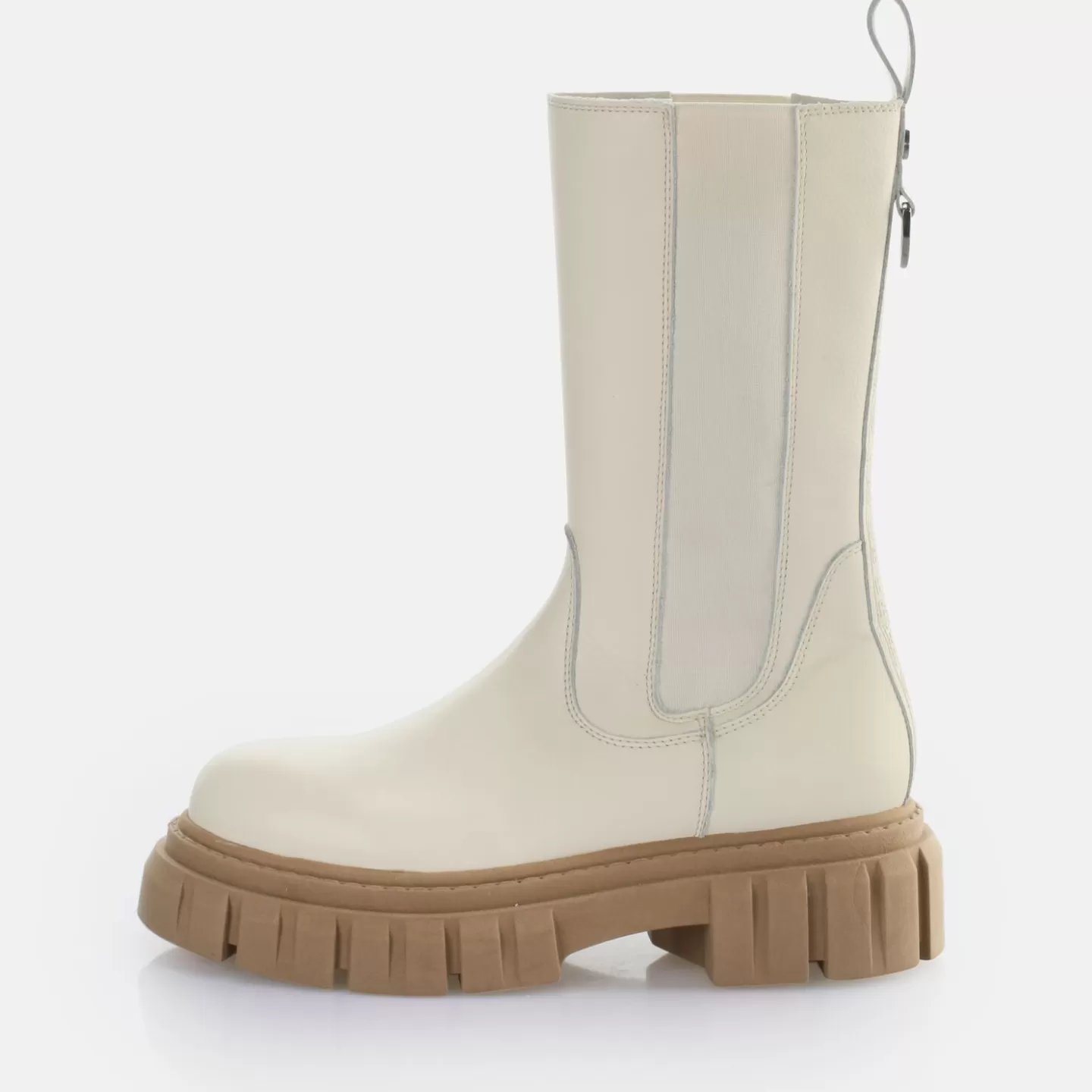 BUFFALO Scape Chelsea Hi Ankle Boot Cream Discount