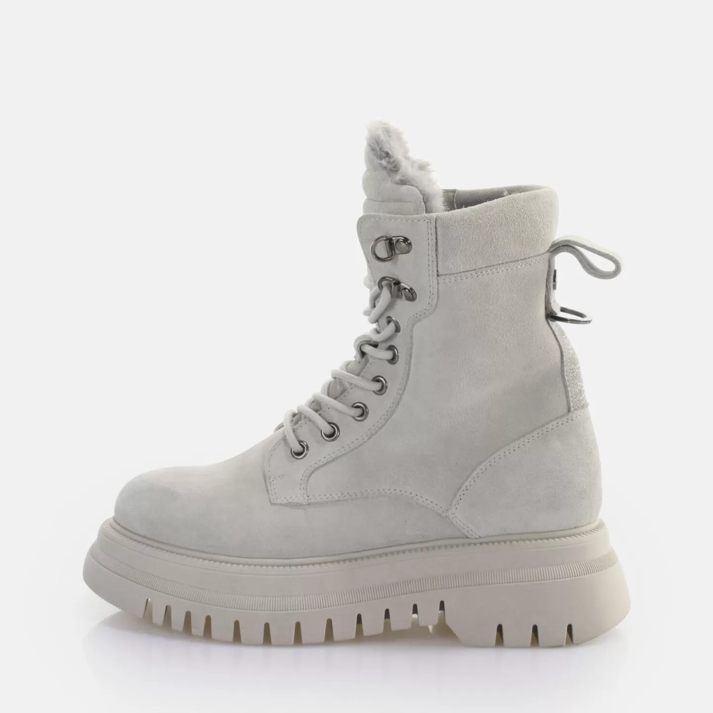 BUFFALO Shade Laceup Hi Warm Ankle Boot Grey Hot