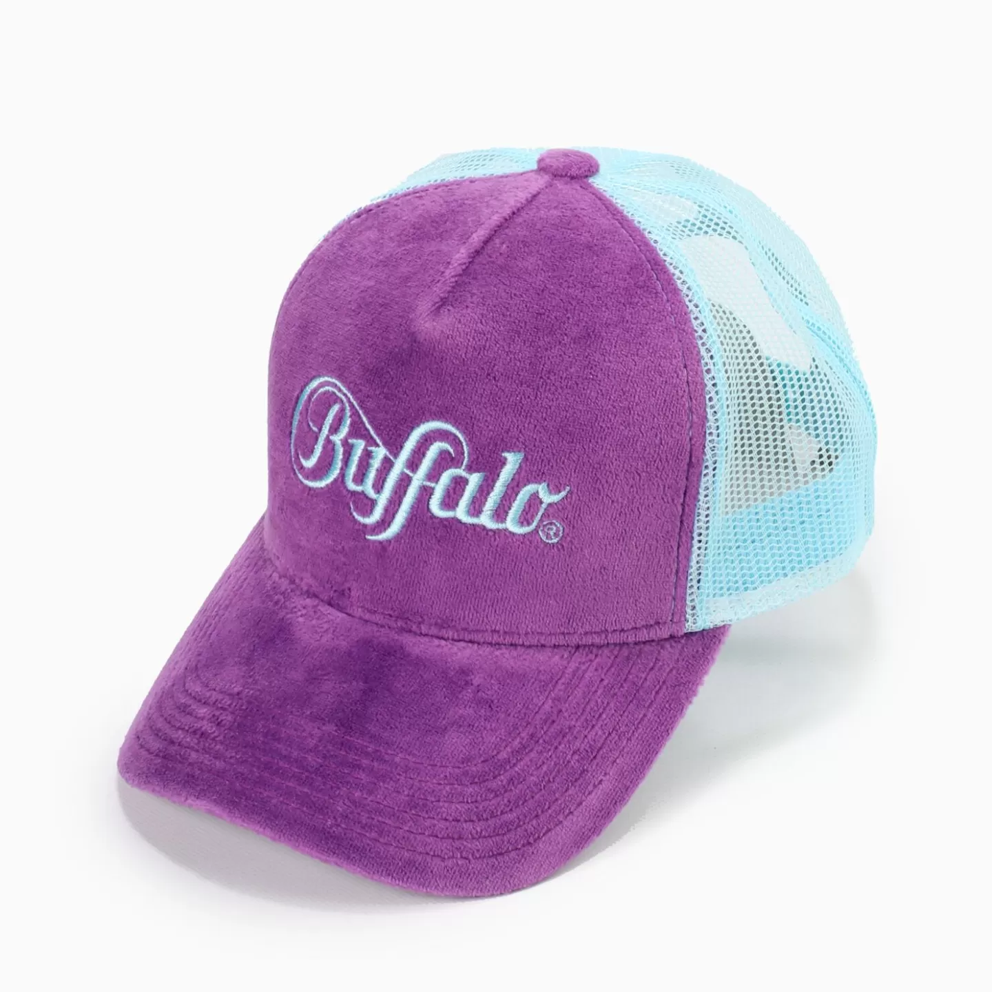 BUFFALO Trucker Cap Velvet Blue Best