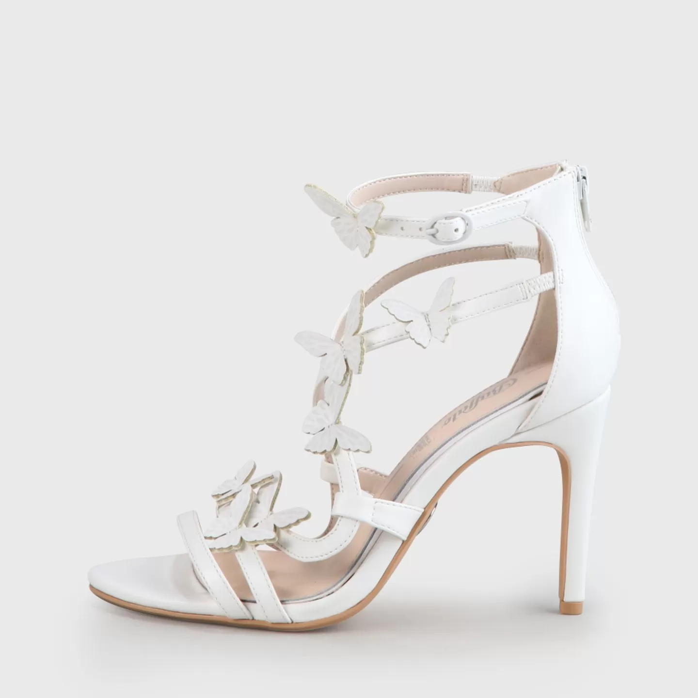 BUFFALO Yana Ankle-Strap Sandal Ivory Best